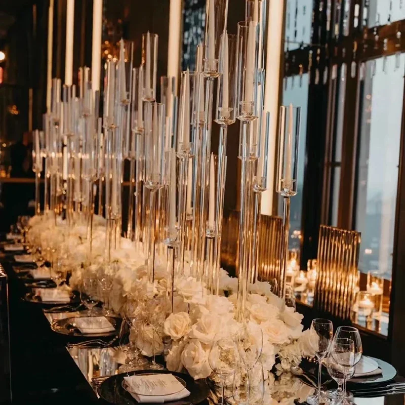 Wedding European style candlestick decoration minimalist crystal candlestick wedding table candle model room decorat
Wedding European style candlestick decoration minimalist crystal candlestick wedding table candle model room decorat