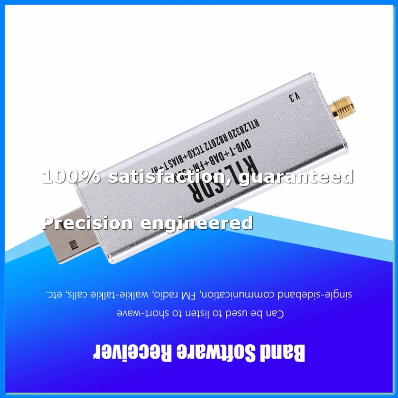 For RTL SDR V3 R820T2 RTL2832U 1PPM TCXO SMA RTLSDR with Multipurpose Antenna-ELEC
For RTL SDR V3 R820T2 RTL2832U 1PPM TCXO SMA RTLSDR with Multipurpose Antenna-ELEC
