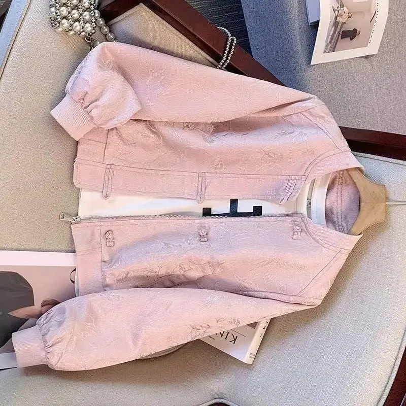 New 2025 Women's Short Jacket Spring Autumn Fashion Ladies Outerwear Comfortable Korean Long Sleeve Casual Elegant Female Coat
New 2025 Women's Short Jacket Spring Autumn Fashion Ladies Outerwear Comfortable Korean Long Sleeve Casual Elegant Female Coat