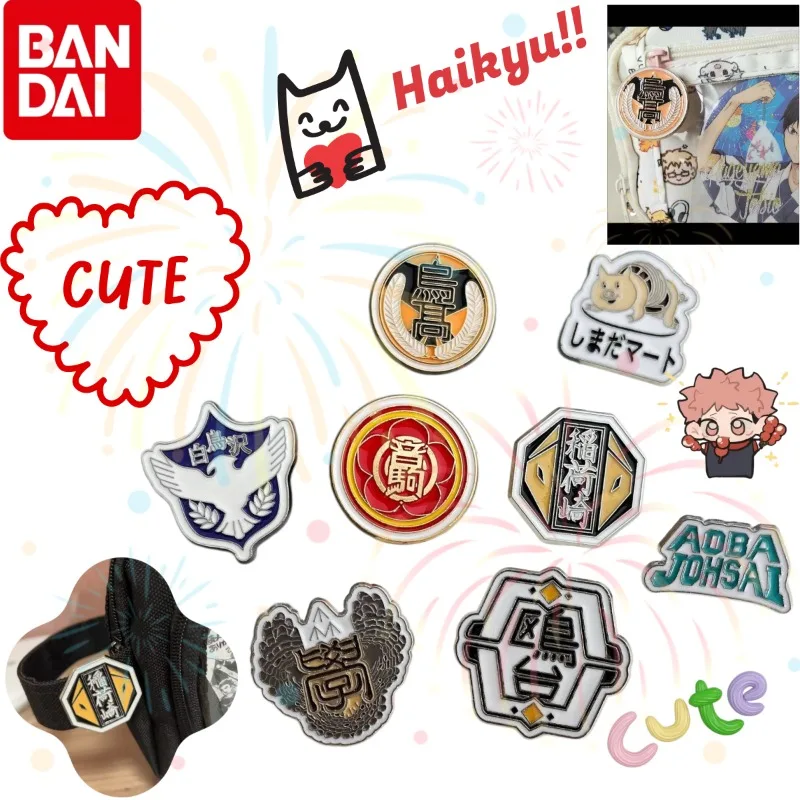 Haikyuu!! Anime Metal Enamel Pins Set, Karasuno Nekoma Aoba Johsai Fukurodani Badges, Cool Stylish Fashion Accessories for Fans
Haikyuu!! Anime Metal Enamel Pins Set, Karasuno Nekoma Aoba Johsai Fukurodani Badges, Cool Stylish Fashion Accessories for Fans