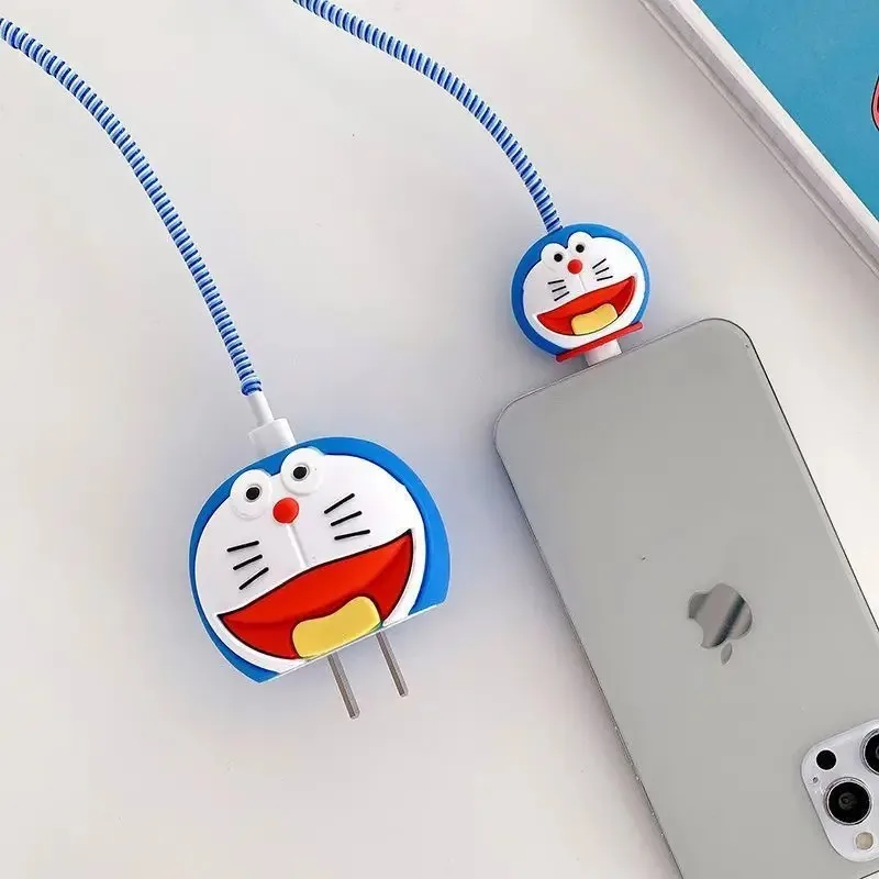 Doraemon Charger Data Cable Case Protector Winding Kit for 20W Anti-break Cartoon Wrap Rope Bite Cord Charger Case Organizer
Doraemon Charger Data Cable Case Protector Winding Kit for 20W Anti-break Cartoon Wrap Rope Bite Cord Charger Case Organizer