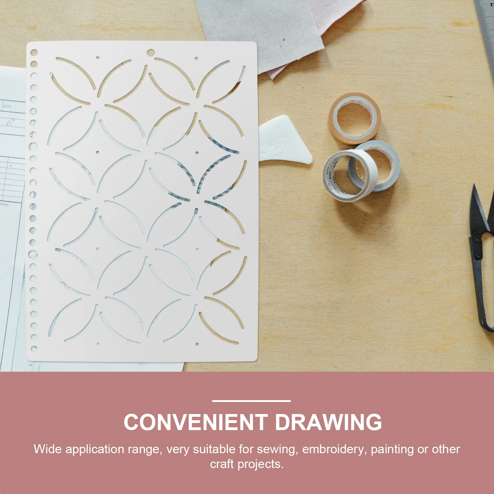 DIY Tools Template Sewing Measure Tool Scratch Resistant Surface Ideal for Embroidery and Craft Work Quilting Template Plastic
DIY Tools Template Sewing Measure Tool Scratch Resistant Surface Ideal for Embroidery and Craft Work Quilting Template Plastic