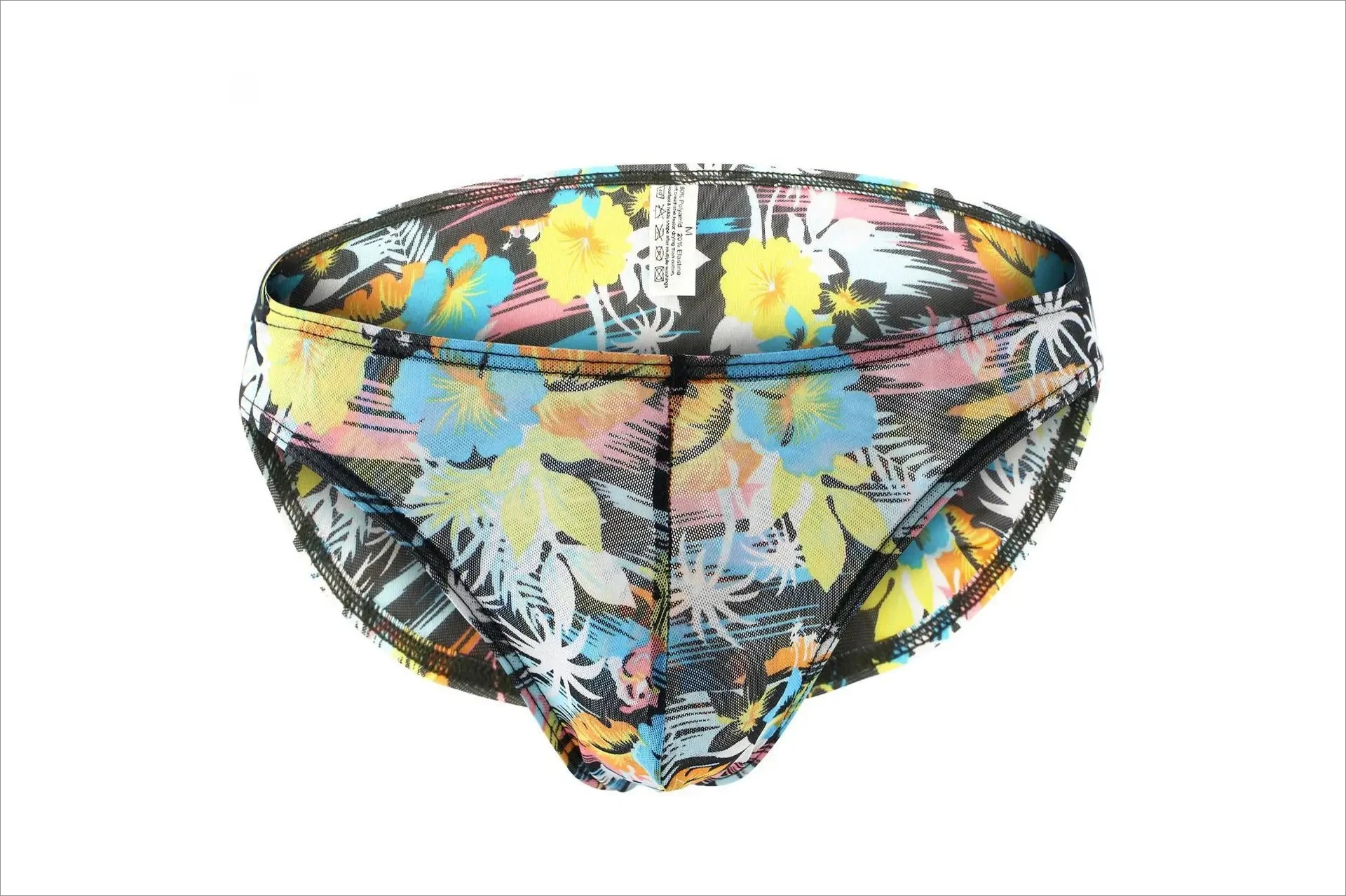 Men's Sheer Mesh Floral Briefs, Breathable Transparent Triangle Underwear
Men's Sheer Mesh Floral Briefs, Breathable Transparent Triangle Underwear