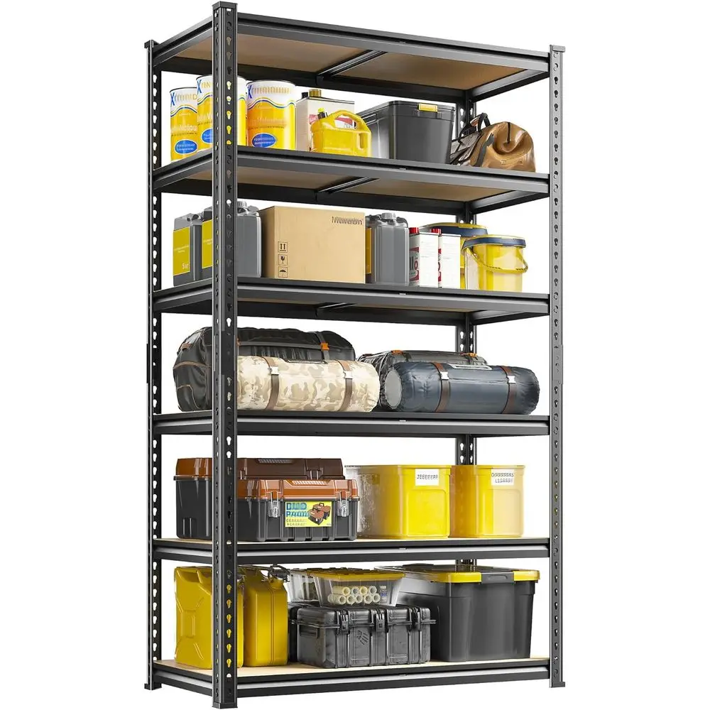 78 High Metal Shelving Unit with 5MM MDF Board for Garage and Warehouse Storage
78 High Metal Shelving Unit with 5MM MDF Board for Garage and Warehouse Storage