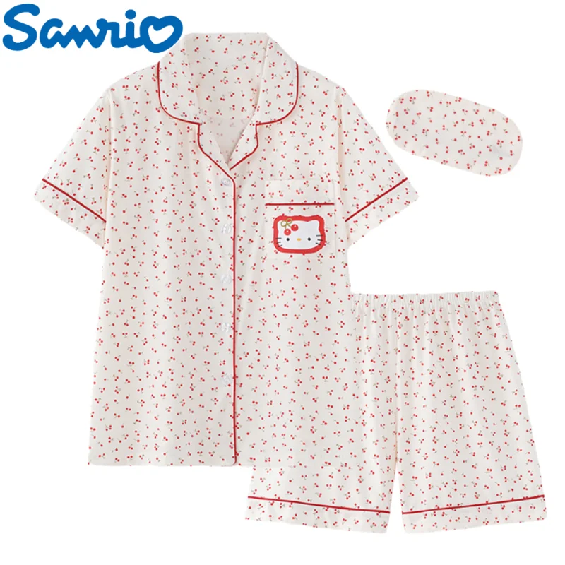 Sanrio Cotton Pajamas Cartoon Hellokitty Loungewear Set Thin Print Can Be Worn Outside Small Lapels Holiday Gifts Pajama Party
Sanrio Cotton Pajamas Cartoon Hellokitty Loungewear Set Thin Print Can Be Worn Outside Small Lapels Holiday Gifts Pajama Party