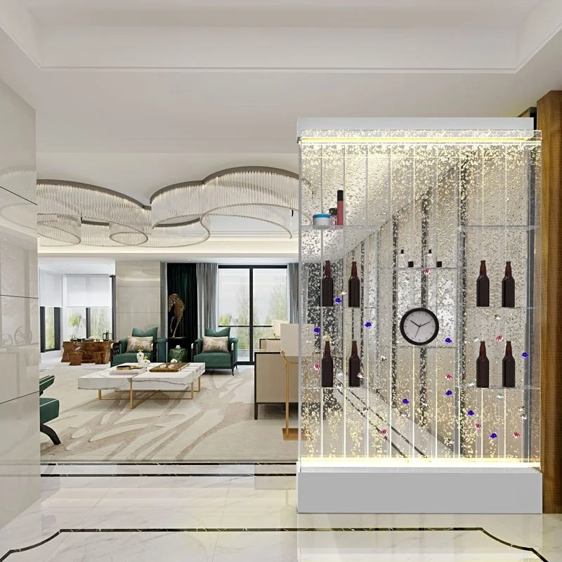 Custom Curtain Wall Living Room Partition Screen Flowing Entrance Cabinet Bubble Wall LED Light Up Multiple Colors D
Custom Curtain Wall Living Room Partition Screen Flowing Entrance Cabinet Bubble Wall LED Light Up Multiple Colors D