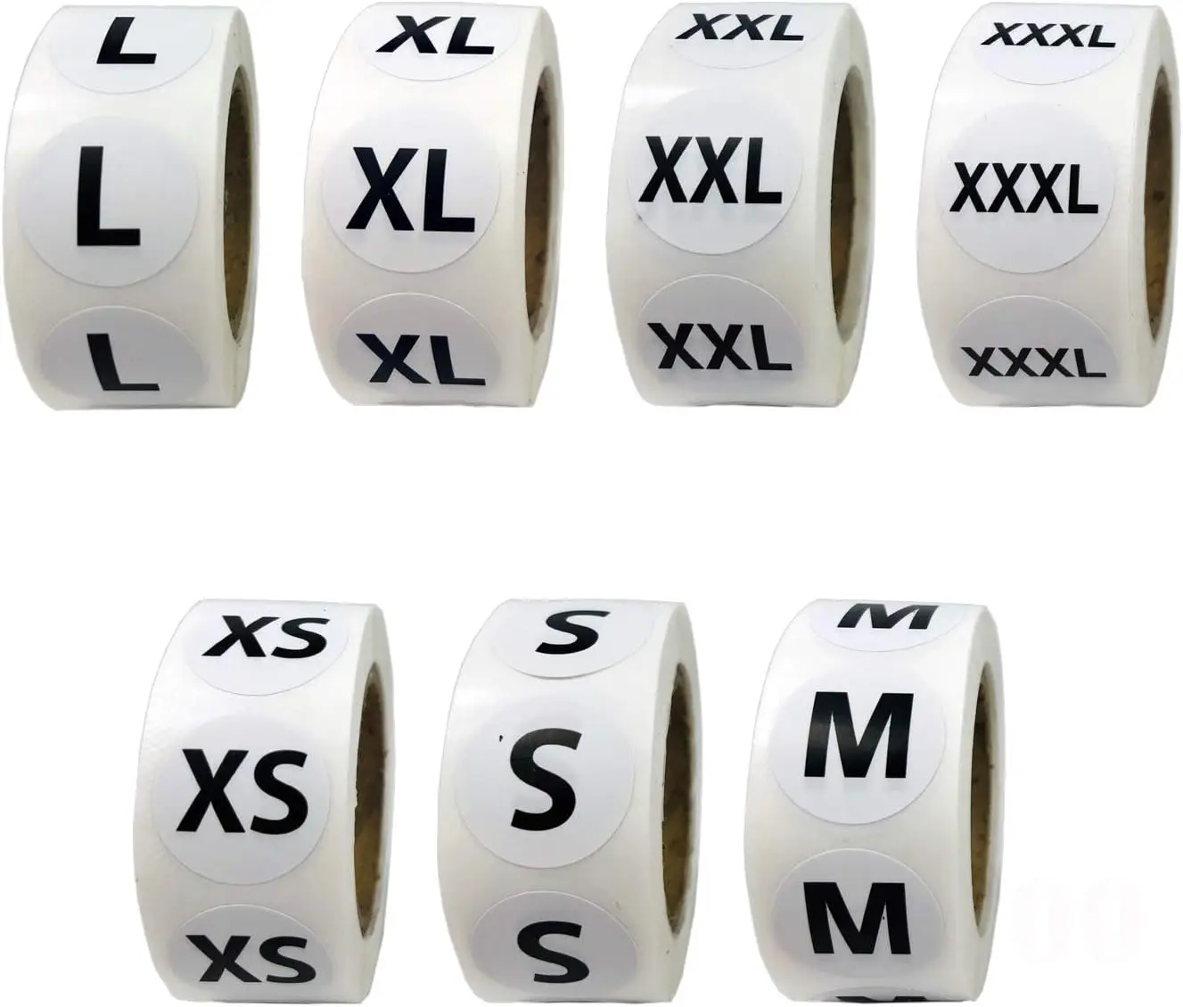 3500 PCS Clothing Size Stickers 7/8" Round Self-Adhesive Labels for T-Shirts Retail with 7 Sizes XS-XXXL
3500 PCS Clothing Size Stickers 7/8" Round Self-Adhesive Labels for T-Shirts Retail with 7 Sizes XS-XXXL