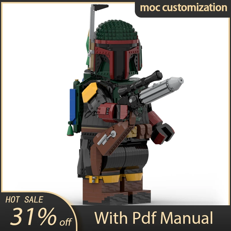 2526 шт. Moc Star Battle Boba Fett Mega фигурка шлем модель строительные блоки кирпичи Diy креативная сборка развивающая игрушка подарок ребенку
2526 шт. Moc Star Battle Boba Fett Mega фигурка шлем модель строительные блоки кирпичи Diy креативная сборка развивающая игрушка подарок ребенку