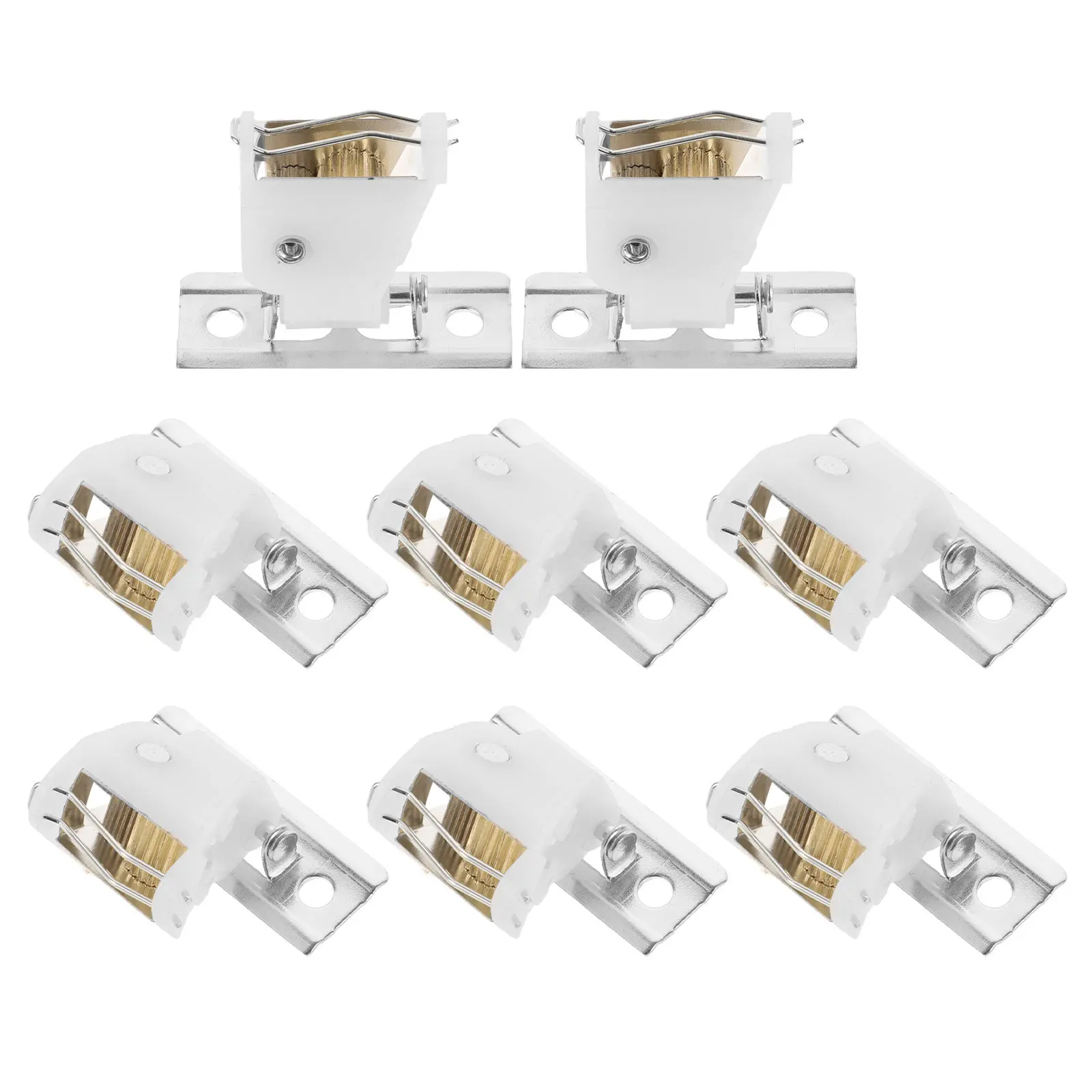 Комплект из 8 белых металлических фиксаторов для шнура римских штор, усиленная система подъема для плиссированных штор, замена шнурового шкива
Комплект из 8 белых металлических фиксаторов для шнура римских штор, усиленная система подъема для плиссированных штор, замена шнурового шкива