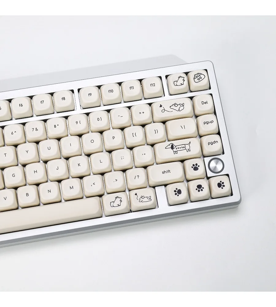 Keycap Personality Sublimation KOA Height Keycap Mechanical Keyboard Rounded Ball Cap Minimalist Milk White Puppy
Keycap Personality Sublimation KOA Height Keycap Mechanical Keyboard Rounded Ball Cap Minimalist Milk White Puppy