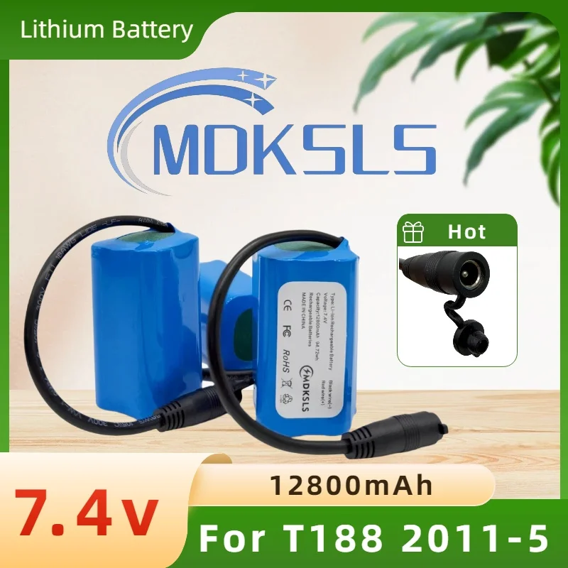 7.4V 6000mAh 12800mAh Battery For T188 T888 2011-5 V007 C18 H18 RC Fishing Bait Boat accessories 7.4v аккумулятор для кораблика
7.4V 6000mAh 12800mAh Battery For T188 T888 2011-5 V007 C18 H18 RC Fishing Bait Boat accessories 7.4v аккумулятор для кораблика