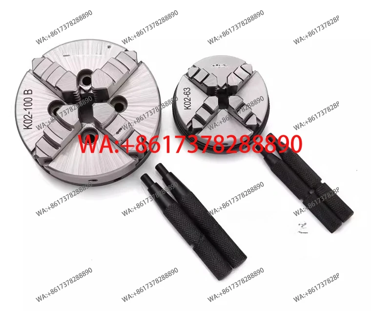 Hand-tight four-jaw self-centering chuck K02-50/63/80B/100B
Hand-tight four-jaw self-centering chuck K02-50/63/80B/100B