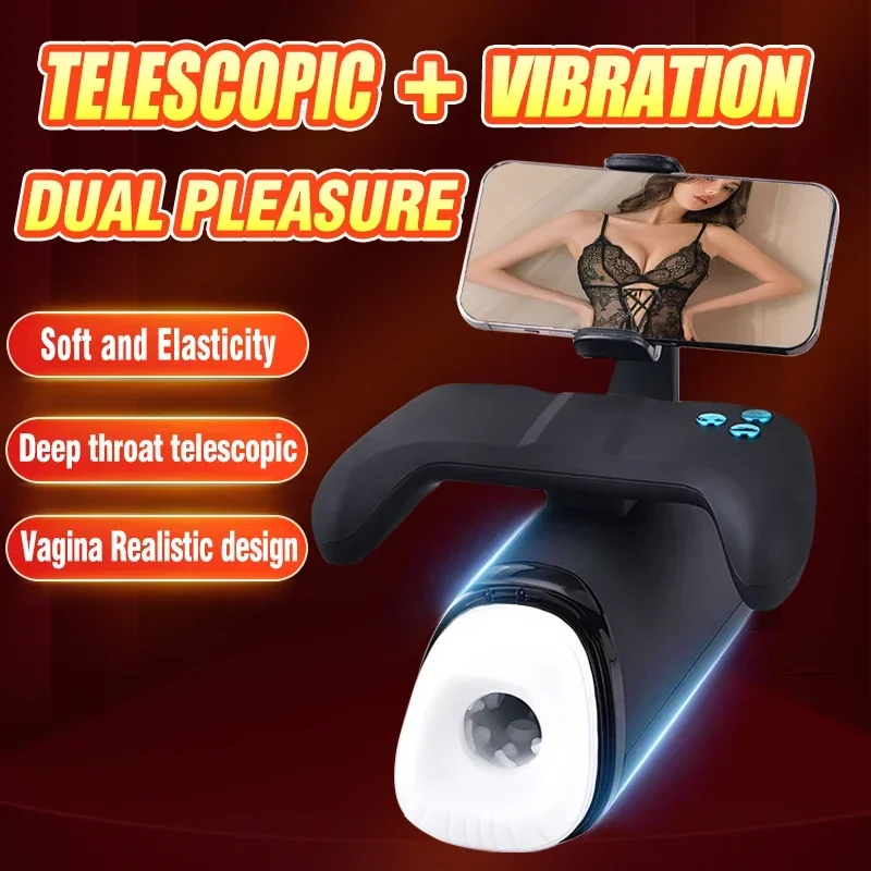Automatic Male Masturbator Cup Long Telescopic Strong Vibration Electric Adult Sex Machine with Phone Holder Sex Toys for Men
Automatic Male Masturbator Cup Long Telescopic Strong Vibration Electric Adult Sex Machine with Phone Holder Sex Toys for Men