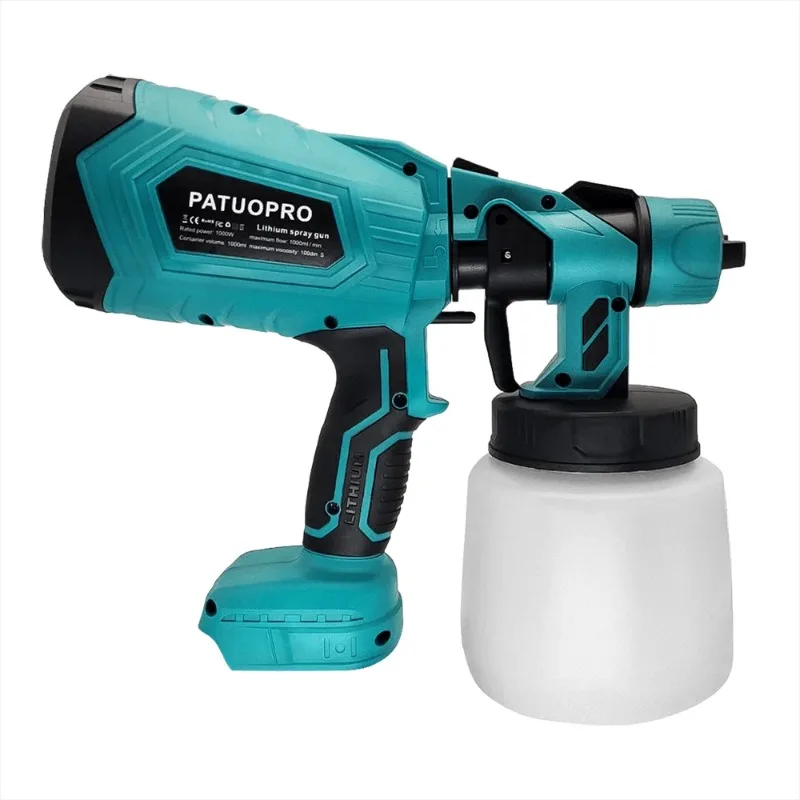 【Trending】TX 1000ML Electric Spray Gun Cordless Paint Sprayer Auto Furniture Steel Wall Coating Airbrush For Makita 18V Battery
【Trending】TX 1000ML Electric Spray Gun Cordless Paint Sprayer Auto Furniture Steel Wall Coating Airbrush For Makita 18V Battery