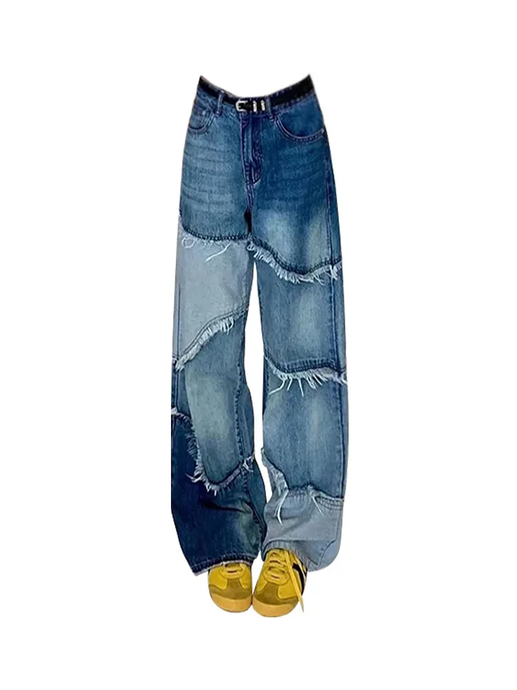 New Design Fashion High Street Raw Edge Jeans Women Sexy High Waist Wide Leg Pants Summer Streetwear Patchwork Denim Trousers
New Design Fashion High Street Raw Edge Jeans Women Sexy High Waist Wide Leg Pants Summer Streetwear Patchwork Denim Trousers