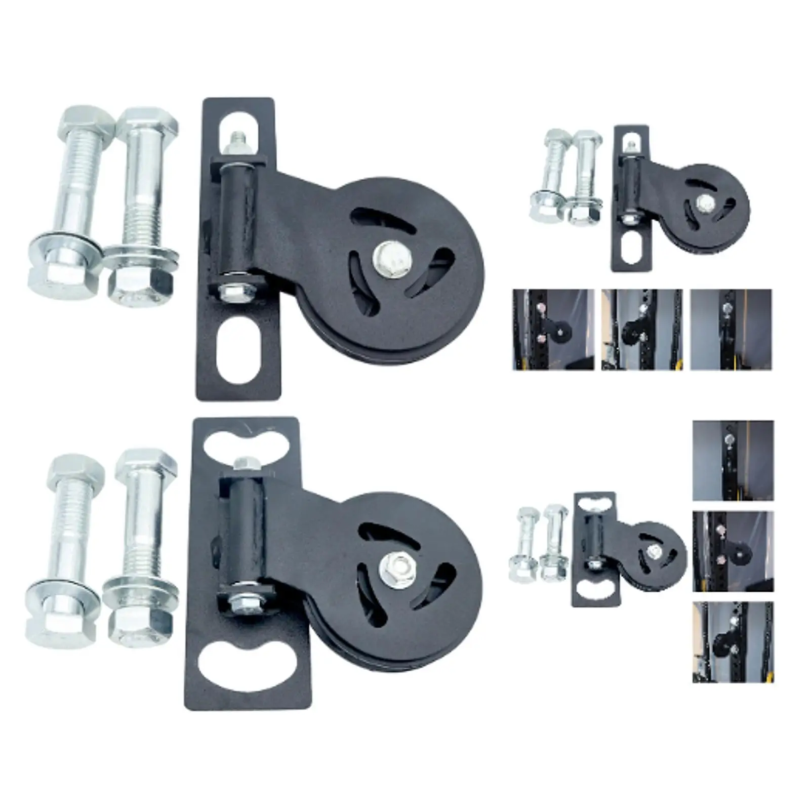 Squat Rack Cable Pulley DIY Fitness Project Fixed Parts Glide Gym Pulley Block for Weightlifting Gym Exercise Machine Workout
Squat Rack Cable Pulley DIY Fitness Project Fixed Parts Glide Gym Pulley Block for Weightlifting Gym Exercise Machine Workout