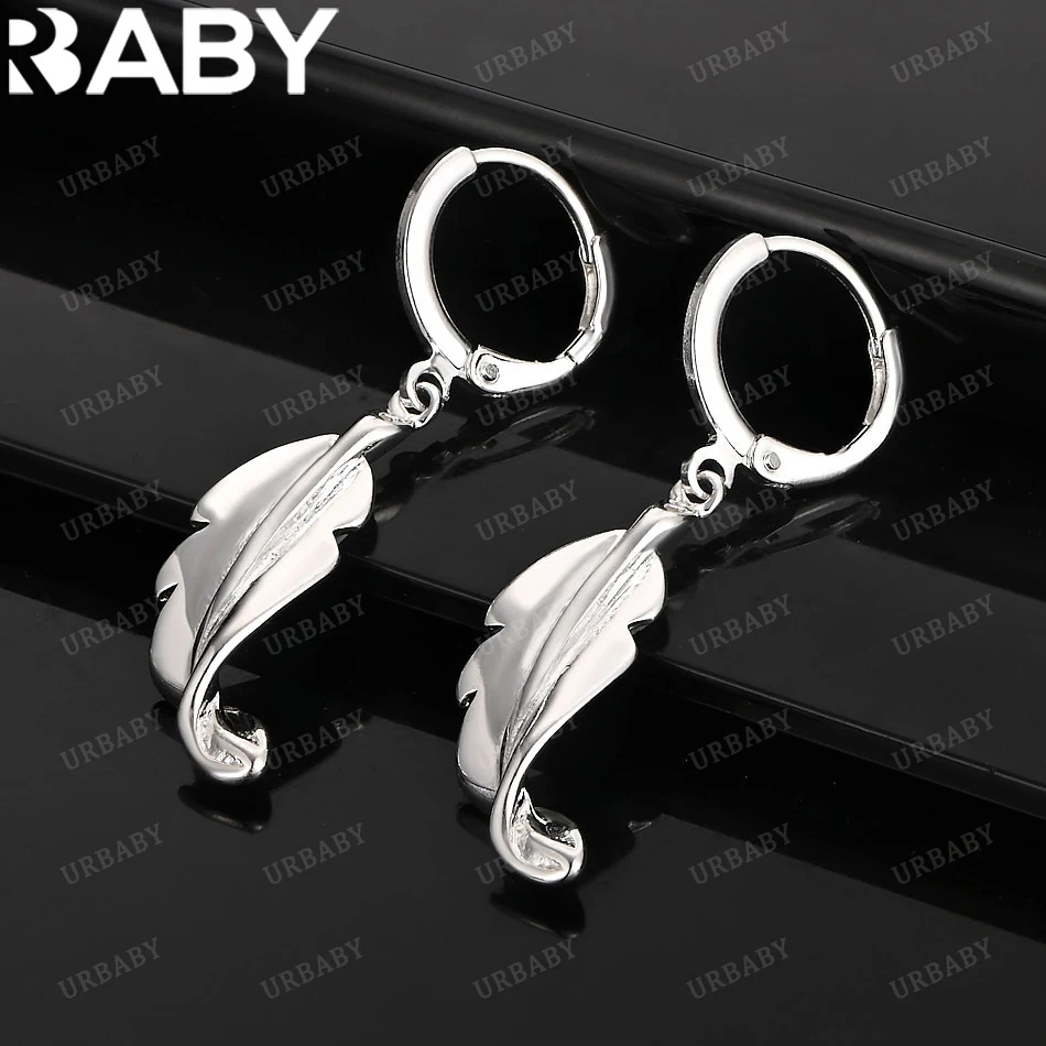 URBABY 925 Sterling Silver Earrings Bending Leaves Drop Earrings Jewelry Fashion Party and Daily Wear
URBABY 925 Sterling Silver Earrings Bending Leaves Drop Earrings Jewelry Fashion Party and Daily Wear