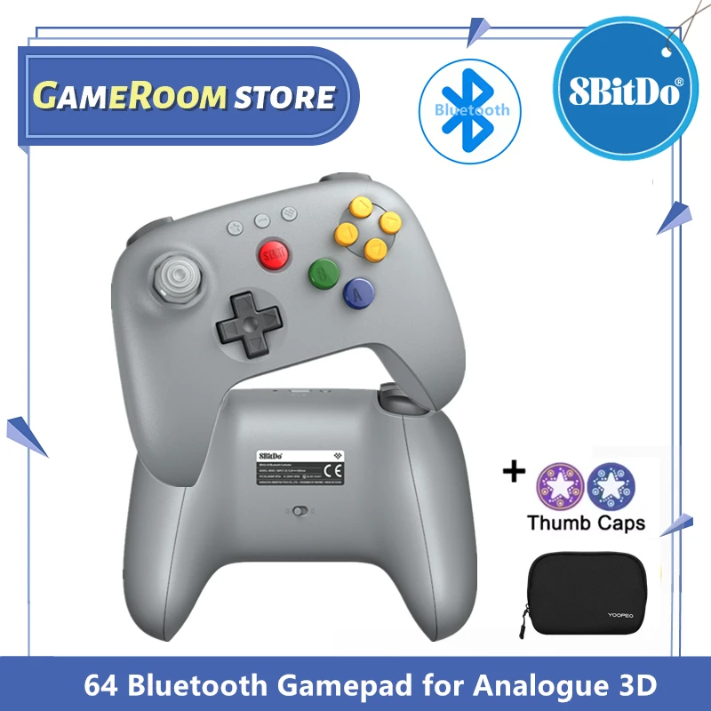 Игровой контроллер 8Bitdo серого цвета, Bluetooth-геймпад для Analogue 3D, Switch/Switch 2, Windows и Android, N64 Bluetooth-геймпад
Игровой контроллер 8Bitdo серого цвета, Bluetooth-геймпад для Analogue 3D, Switch/Switch 2, Windows и Android, N64 Bluetooth-геймпад
