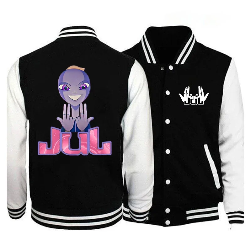 New Maillot Jul Jersey Men Women Casual Baseball Jacket Autumn Winter Baseball Jackets Hip hop long sleeve Coat
New Maillot Jul Jersey Men Women Casual Baseball Jacket Autumn Winter Baseball Jackets Hip hop long sleeve Coat