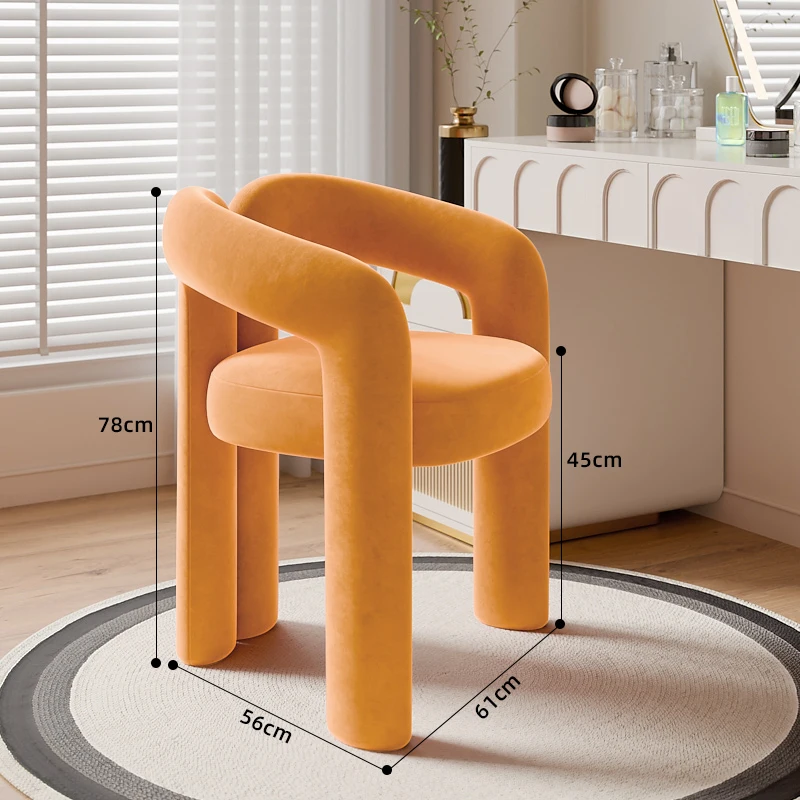 &Modern Luxury High-End Designer Horn Chair for Girls' Bedroom Internet Celebrity Makeup Stool Nail Art Backrest for Living Room
&Modern Luxury High-End Designer Horn Chair for Girls' Bedroom Internet Celebrity Makeup Stool Nail Art Backrest for Living Room