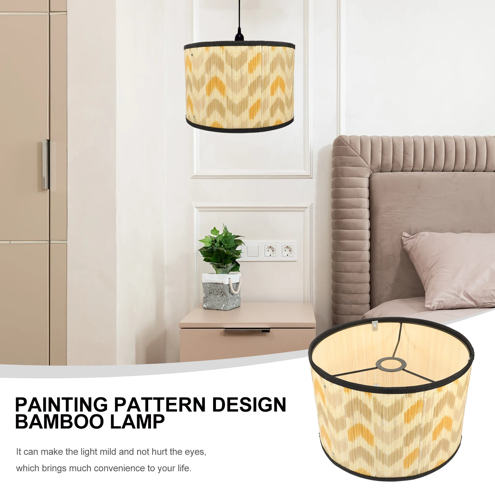 Bohemian Hanging Lamp Shades Vintage Bamboo Light Shade for Bedroom Living Room Decorative Pendant Home Accessories Replacement
Bohemian Hanging Lamp Shades Vintage Bamboo Light Shade for Bedroom Living Room Decorative Pendant Home Accessories Replacement