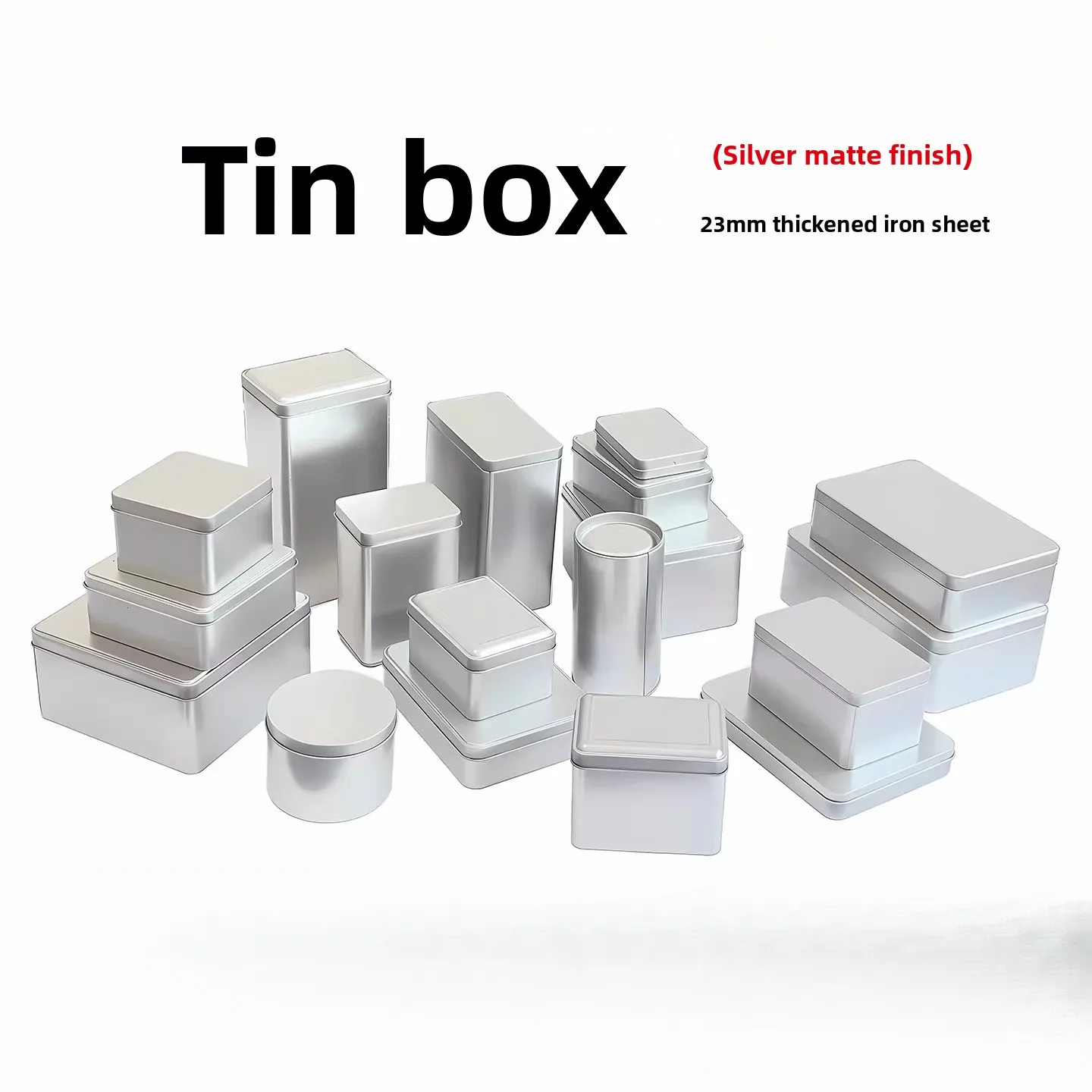Portable Aluminum Alloy Rectangular Storage Box Tea Sealed Moisture Proof Travel Friendly Household Organizer by Jinluohai
Portable Aluminum Alloy Rectangular Storage Box Tea Sealed Moisture Proof Travel Friendly Household Organizer by Jinluohai