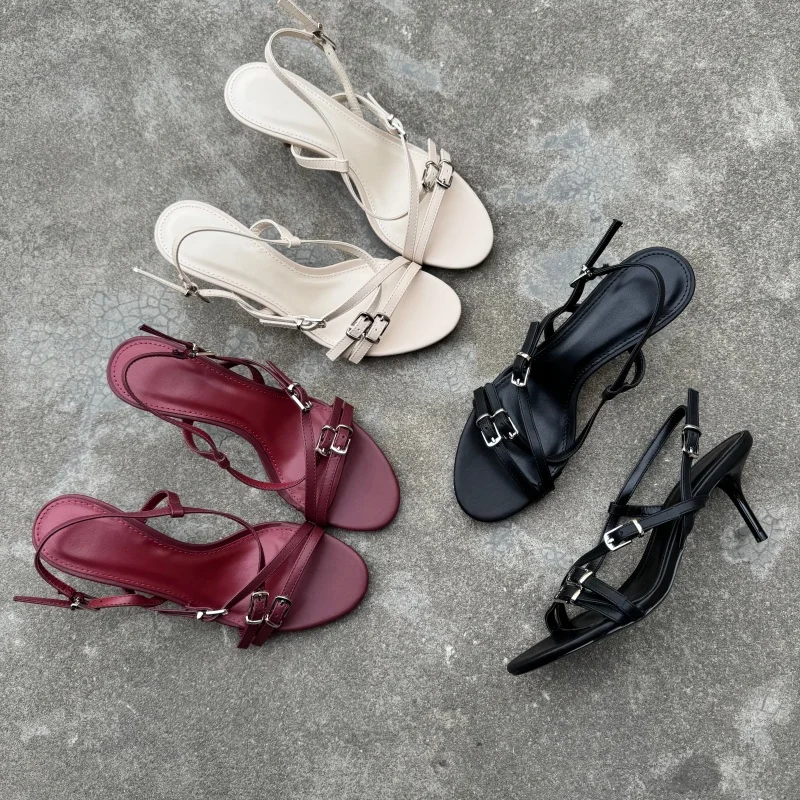 Лето 2023, женские сексуальные босоножки на высоком каблуке в римском стиле Fairy Aosphere, модные повседневные босоножки на тонком каблуке с низким вырезом и синим ремешком
Лето 2023, женские сексуальные босоножки на высоком каблуке в римском стиле Fairy Aosphere, модные повседневные босоножки на тонком каблуке с низким вырезом и синим ремешком