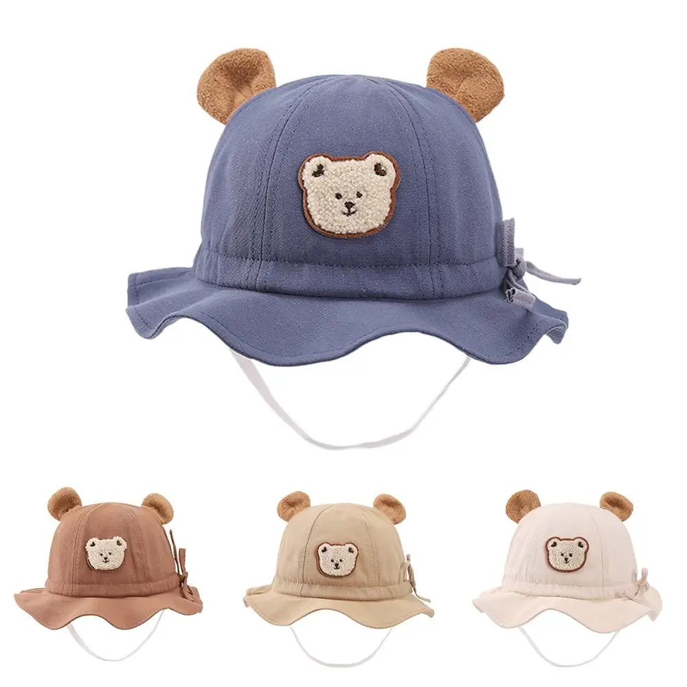 Cute Cartoon Bear Kids Fisherman Hat Adjustable Wave Edge Children's Sun Hat Sun Protection Basin Hat for Boys and Girls
Cute Cartoon Bear Kids Fisherman Hat Adjustable Wave Edge Children's Sun Hat Sun Protection Basin Hat for Boys and Girls