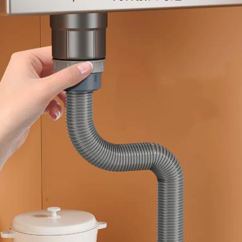 Thickened Kitchen Sink Drain Pipe Garbage Disposal Drain Hose Washing Basin Connecting Pipe Kitchen Drainage Plastic Hose
Thickened Kitchen Sink Drain Pipe Garbage Disposal Drain Hose Washing Basin Connecting Pipe Kitchen Drainage Plastic Hose