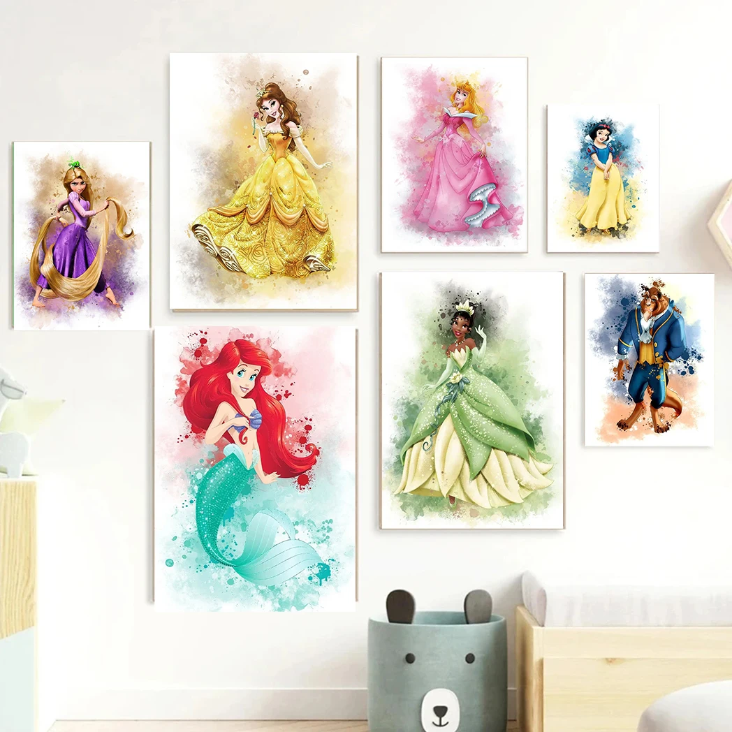 MINISO Disney Scandinavian Princesses Canvas Art Painting Watercolor Wall Art Posters and Prints for Living Room Home Decoration
MINISO Disney Scandinavian Princesses Canvas Art Painting Watercolor Wall Art Posters and Prints for Living Room Home Decoration