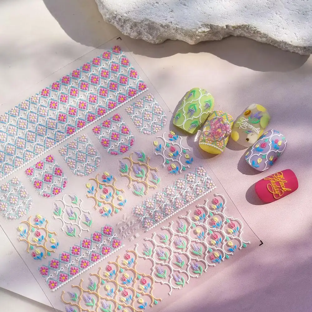 Cute Bohemian Style Colorful Spring Flower Nail Stickers High MS-791 Design Adhesive Art Quality Decoration Nail Stickers C9H1
Cute Bohemian Style Colorful Spring Flower Nail Stickers High MS-791 Design Adhesive Art Quality Decoration Nail Stickers C9H1