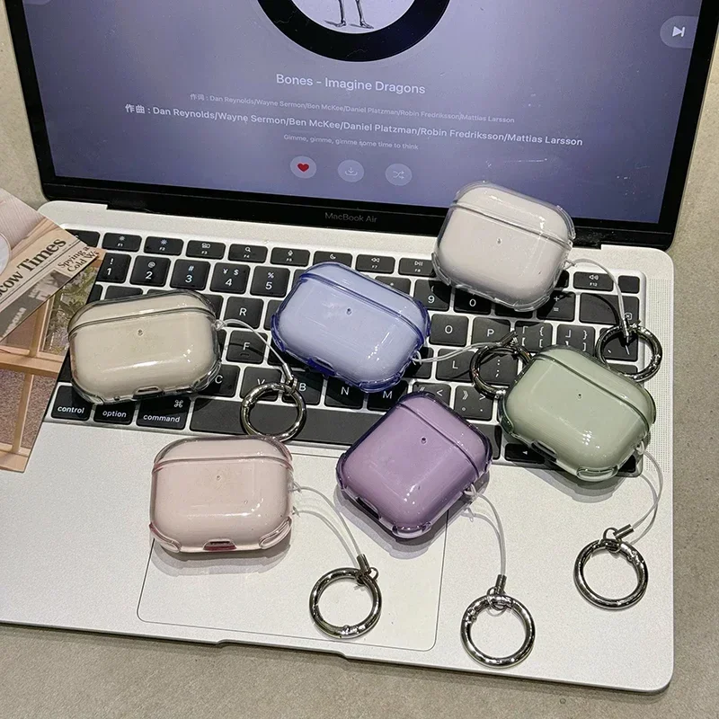Transparent Case with Anti-drop Ring for Apple AirPods 4 2 Gen 3 Generation Cover for AirPods 4 Pro 2nd for Air Pods Translucent
Transparent Case with Anti-drop Ring for Apple AirPods 4 2 Gen 3 Generation Cover for AirPods 4 Pro 2nd for Air Pods Translucent