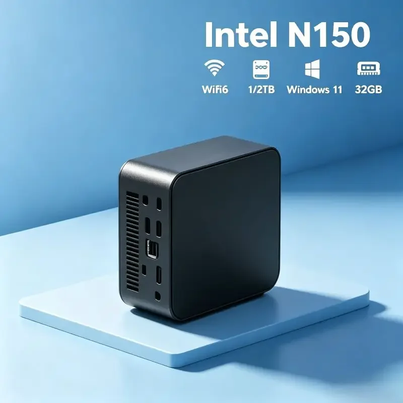 Portable Low Noise N150 Core Mini Desktop ,16GB RAM Adjustable 1TB/2TB SSD, Complete Win11 ,Home Office Equipment
Portable Low Noise N150 Core Mini Desktop ,16GB RAM Adjustable 1TB/2TB SSD, Complete Win11 ,Home Office Equipment