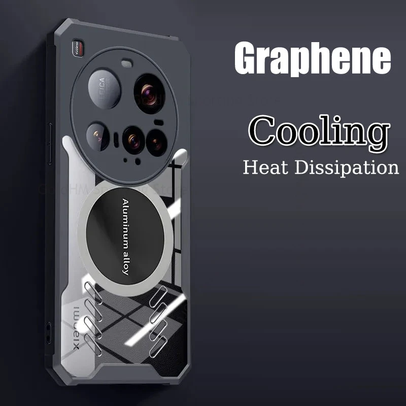 For Xiaomi 15 Ultra Armor Shockproof Clear Acrylic Case For Mi 13 Pro 12S 11 14 Ultra Cooling Heat Dissipation For Magsafe Cover
For Xiaomi 15 Ultra Armor Shockproof Clear Acrylic Case For Mi 13 Pro 12S 11 14 Ultra Cooling Heat Dissipation For Magsafe Cover
