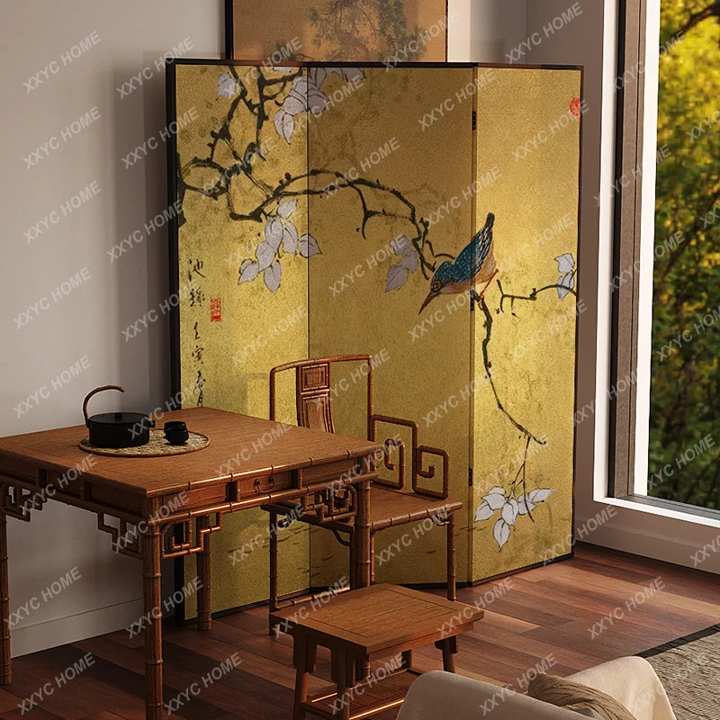 LOriental aesthetics, neoclassical screen, partition living room, folding mobile entrance folding screen
LOriental aesthetics, neoclassical screen, partition living room, folding mobile entrance folding screen