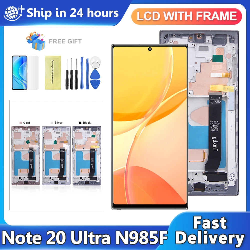 TFT-дисплей для SAMSUNG Note 20 Ultra ЖК-дисплей N985 N985F, дигитайзер сенсорного экрана в сборе для SAMSUNG Note20 Ultra 5G, экран
TFT-дисплей для SAMSUNG Note 20 Ultra ЖК-дисплей N985 N985F, дигитайзер сенсорного экрана в сборе для SAMSUNG Note20 Ultra 5G, экран