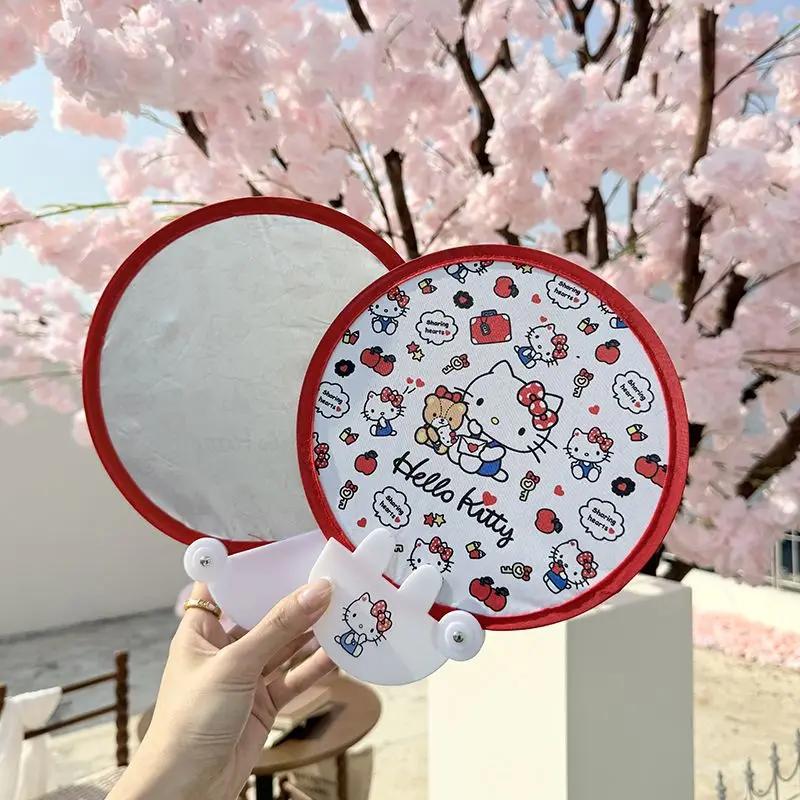 Sanrio Hello Kitty Reflector Panel Circular Fan Kawaii Cartoon Foldable Fan Anime Peripheral Mini Portable Shooting Props Gifts
Sanrio Hello Kitty Reflector Panel Circular Fan Kawaii Cartoon Foldable Fan Anime Peripheral Mini Portable Shooting Props Gifts