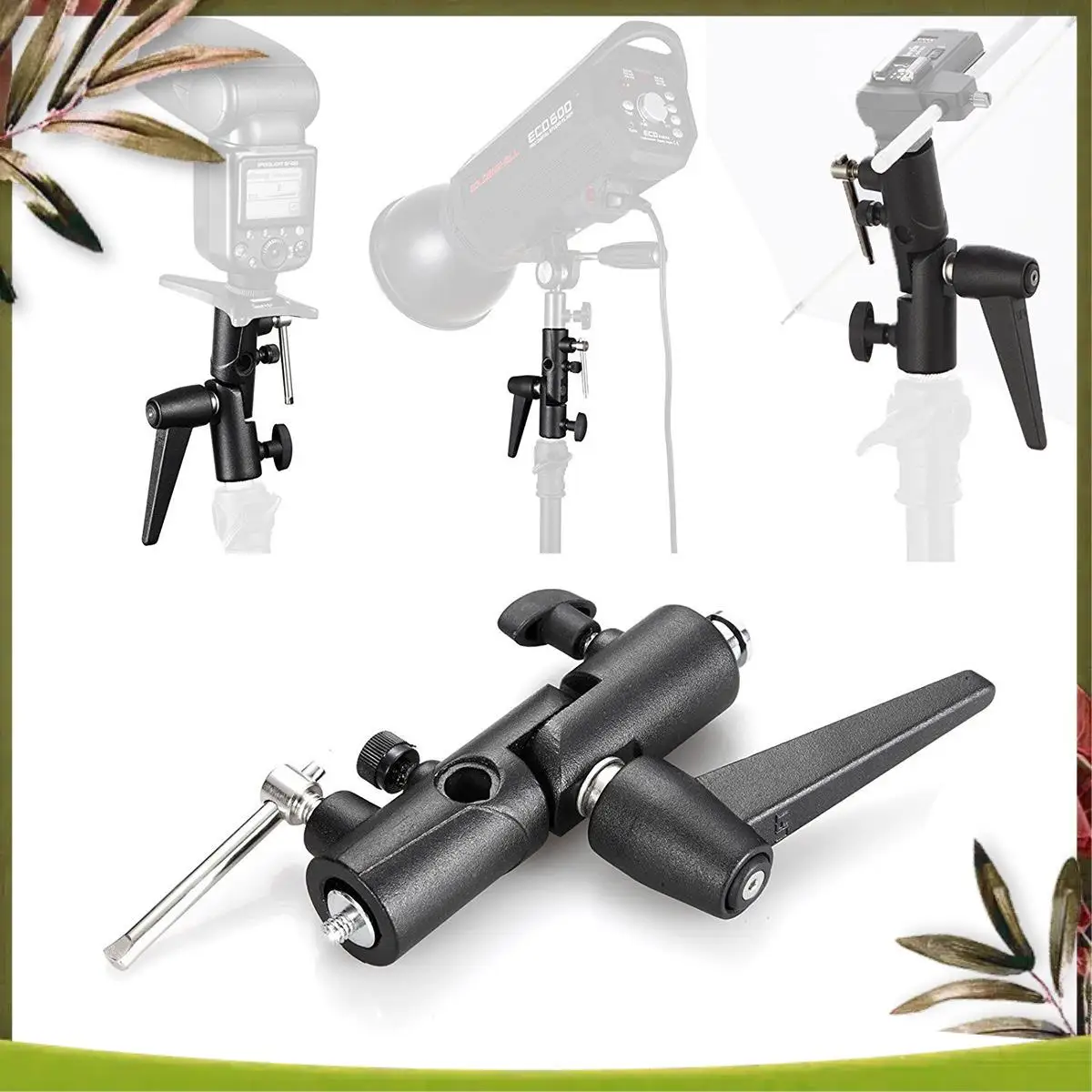 New-Umbrella Swivel Holder Bracket 1/4 Inch 3/8 Inch For Studio Photo Speedlight Light Stand Photo Studio Accessories
New-Umbrella Swivel Holder Bracket 1/4 Inch 3/8 Inch For Studio Photo Speedlight Light Stand Photo Studio Accessories