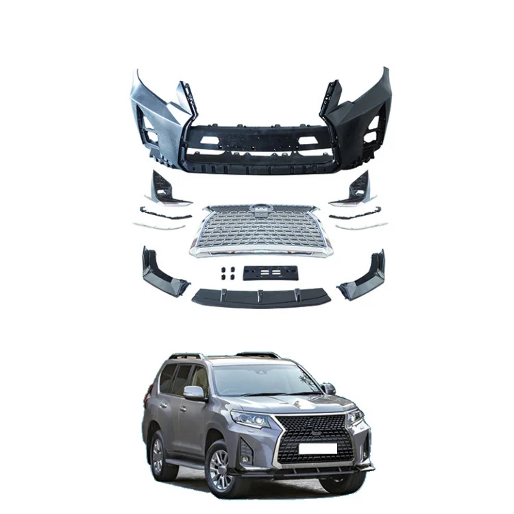 Car Accessories Upgrade Facelift Body Kit for Toyotas PRADO FJ150 2018-2025 Upgrade to lexus GX Bodykit
Car Accessories Upgrade Facelift Body Kit for Toyotas PRADO FJ150 2018-2025 Upgrade to lexus GX Bodykit