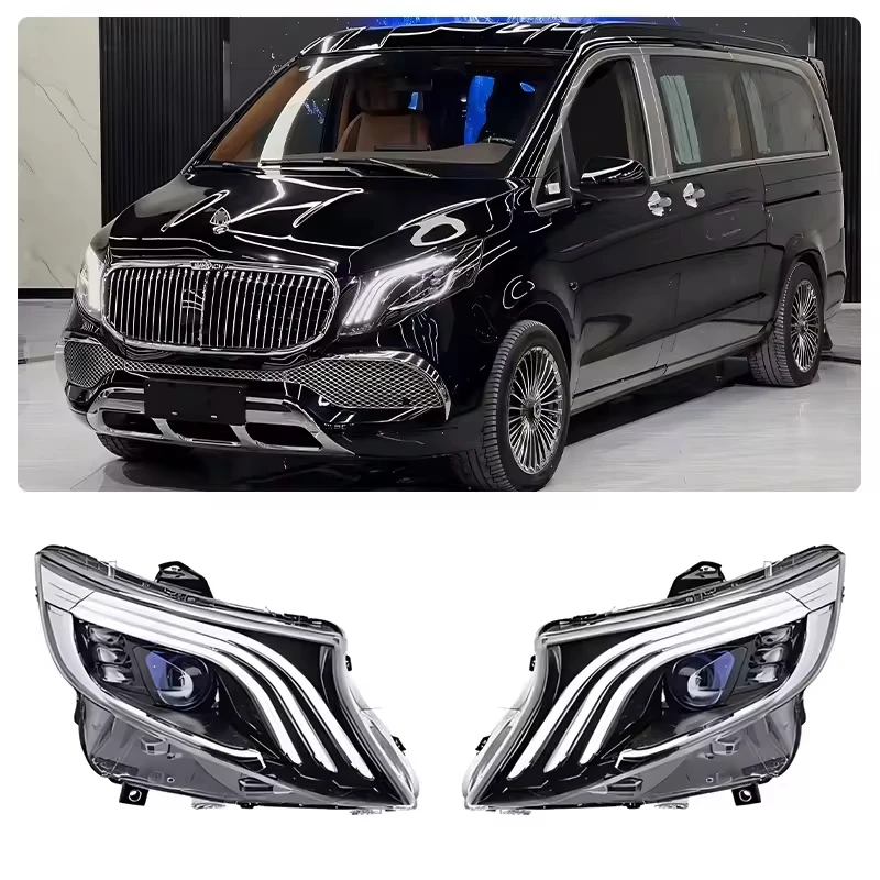 High Quality Modified LED Headlight for Mercedes Benz VITO W447 V250 2015 12V 36W Front Lamp Assembly in White & Amber
High Quality Modified LED Headlight for Mercedes Benz VITO W447 V250 2015 12V 36W Front Lamp Assembly in White & Amber