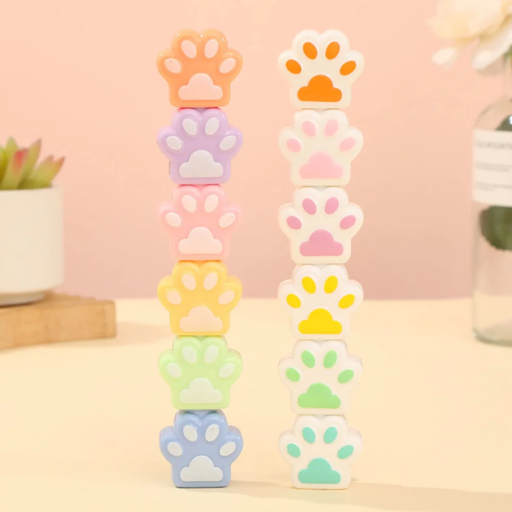 1 Set of Highlight Book Markers Cartoon Highlighters Pen Note Marking Pens Cat Paw Highlighters mini highlighters
1 Set of Highlight Book Markers Cartoon Highlighters Pen Note Marking Pens Cat Paw Highlighters mini highlighters