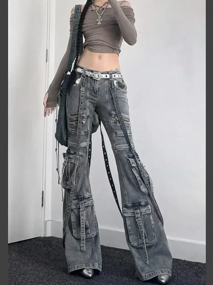 Women's Y2K Slim Fit Lace-up Denim Trouser Washed Vintage Classic Casual Pants Grunge Street Retro High Waist Pockets Jeans
Women's Y2K Slim Fit Lace-up Denim Trouser Washed Vintage Classic Casual Pants Grunge Street Retro High Waist Pockets Jeans