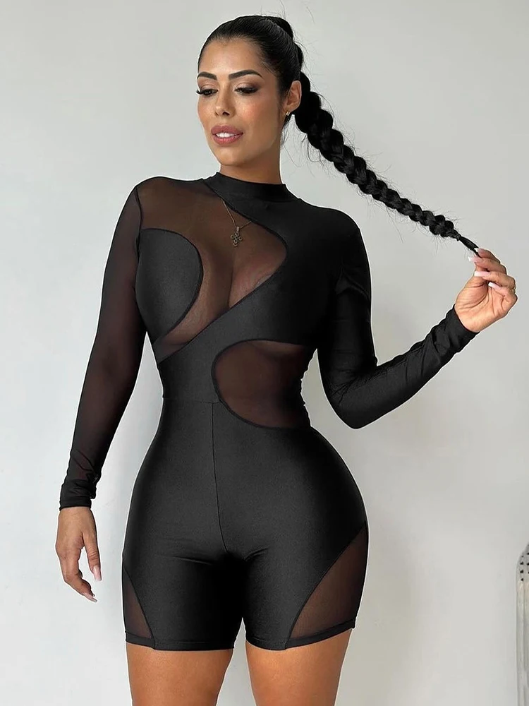 Weird Puss Patchwork Romper Women Full Sleeve 2025 Spring Fitness Playsuit Activity Casual Streetwear Workout Shorts Overalls
Weird Puss Patchwork Romper Women Full Sleeve 2025 Spring Fitness Playsuit Activity Casual Streetwear Workout Shorts Overalls