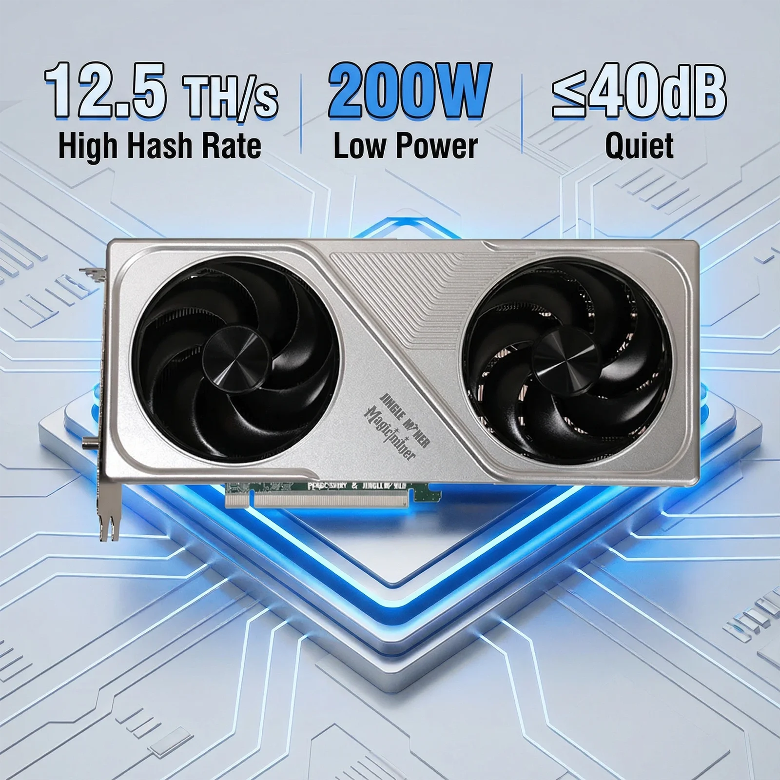 Jingle Miner x Magicminer BTC Miner 12,5Th/s SHA-256 ASIC Miner 200 Вт с низким энергопотреблением Идеально подходит для домашних тихих горных машин
Jingle Miner x Magicminer BTC Miner 12,5Th/s SHA-256 ASIC Miner 200 Вт с низким энергопотреблением Идеально подходит для домашних тихих горных машин