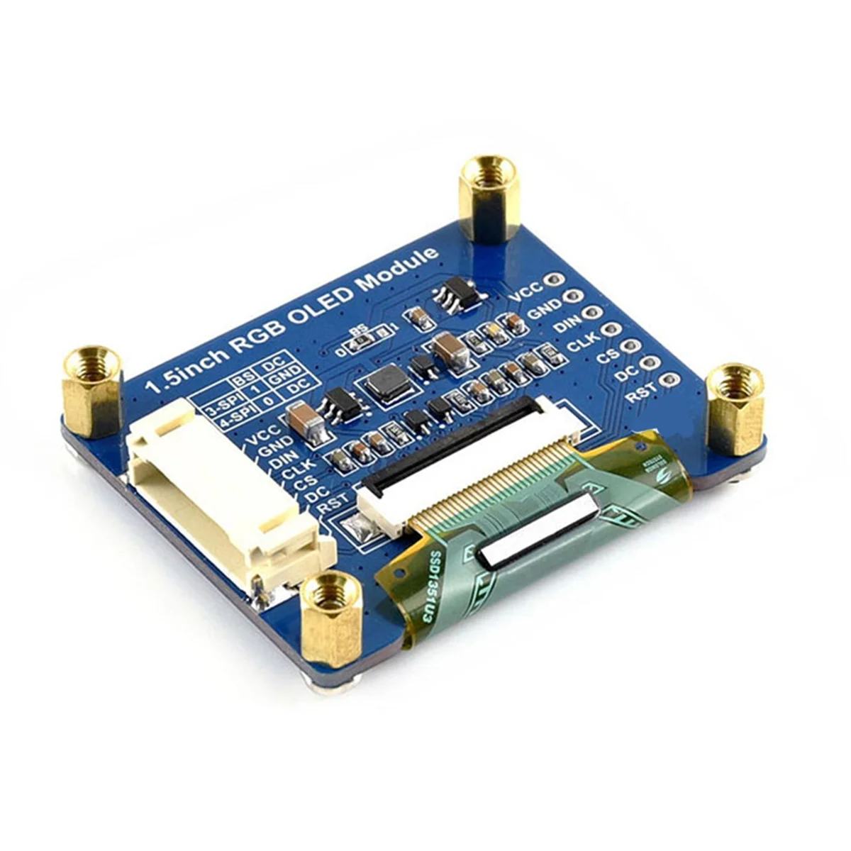 SEMOIC 1,5-дюймовый OLED-экран RGB для RPI Zero 2 W 3 3A 3B 4 5 для платы расширения STM32
SEMOIC 1,5-дюймовый OLED-экран RGB для RPI Zero 2 W 3 3A 3B 4 5 для платы расширения STM32