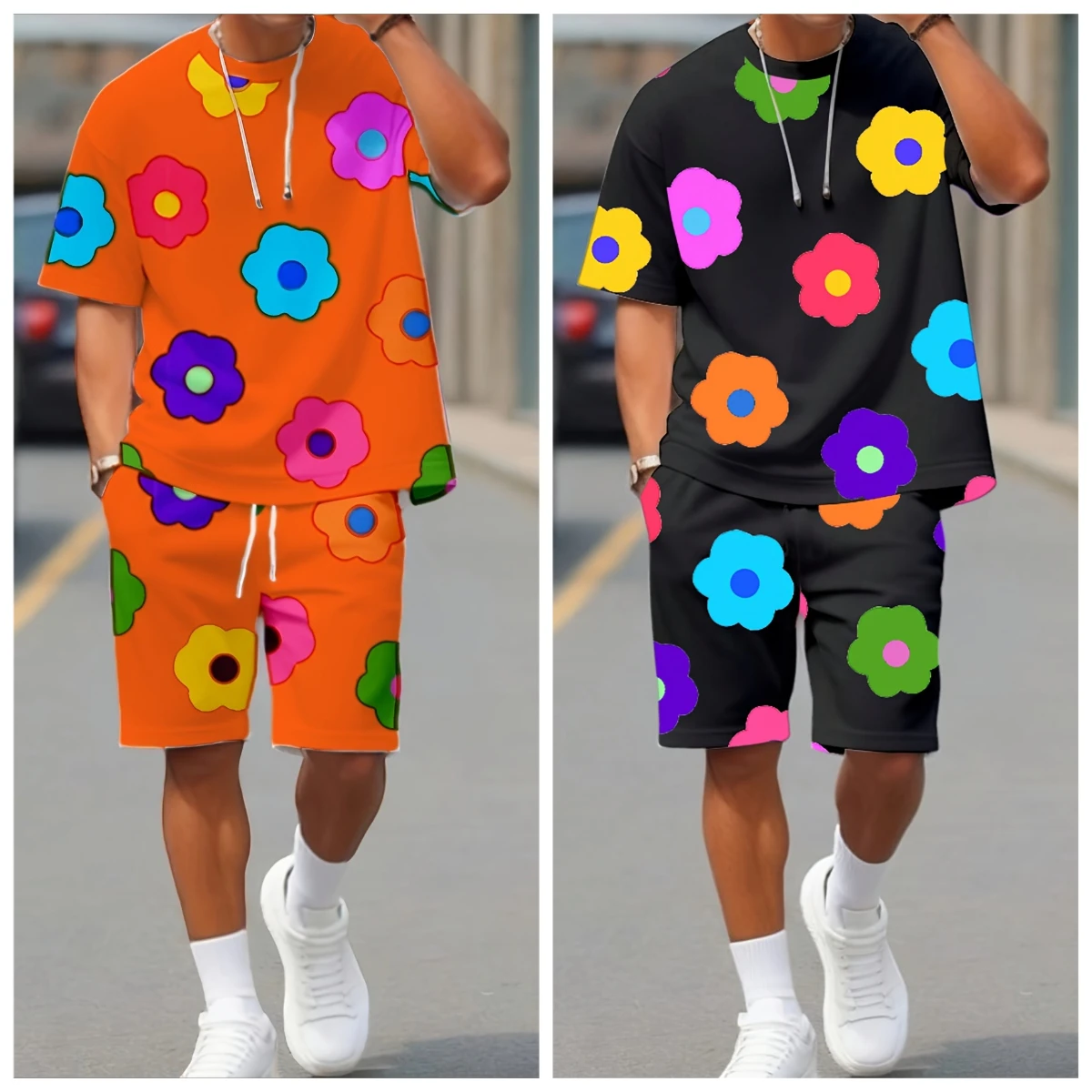 2025-26 Summer Hot-selling New Beach Seaside Printing Comfortable Breathable Quick-drying Men's T-shirt Short-sleeved Shorts Set
2025-26 Summer Hot-selling New Beach Seaside Printing Comfortable Breathable Quick-drying Men's T-shirt Short-sleeved Shorts Set