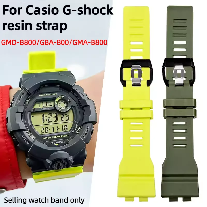 Для часов Casio G-SHOCK GBA-800 GBD-800 GMA-B800 для занятий спортом на открытом воздухе, силиконовый ремешок для часов, мужской водонепроницаемый браслет, аксессуары
Для часов Casio G-SHOCK GBA-800 GBD-800 GMA-B800 для занятий спортом на открытом воздухе, силиконовый ремешок для часов, мужской водонепроницаемый браслет, аксессуары