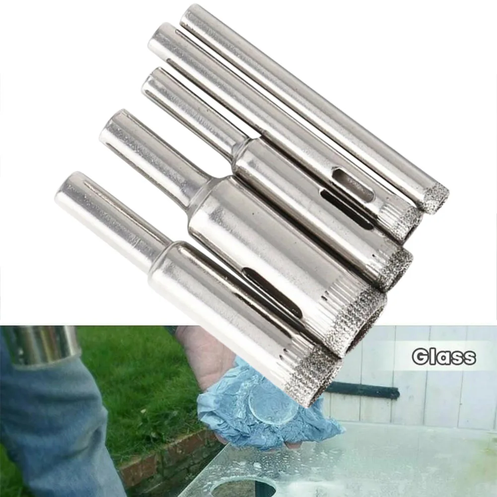 5Pcs Diamond Coated Hole Saw Drill Bit Set Glass Ceramic Tile Marble Saw Cutting 5mm 6mm 8mm 10mm 12mm For Opening Holes
5Pcs Diamond Coated Hole Saw Drill Bit Set Glass Ceramic Tile Marble Saw Cutting 5mm 6mm 8mm 10mm 12mm For Opening Holes