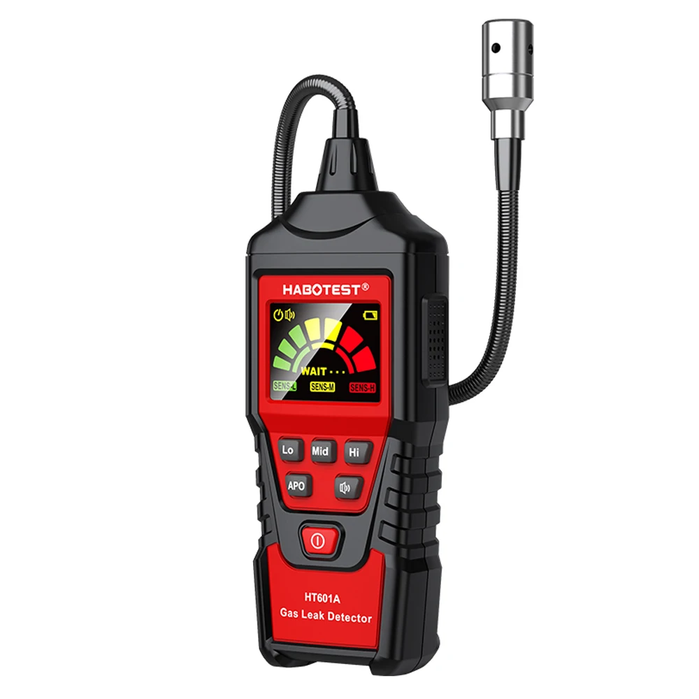 HABOTEST Gas Leak Detector 0-1000PPM with Sound & Screen Alarm Flexible probe Combustible Natural Methane Gas Detector
HABOTEST Gas Leak Detector 0-1000PPM with Sound & Screen Alarm Flexible probe Combustible Natural Methane Gas Detector