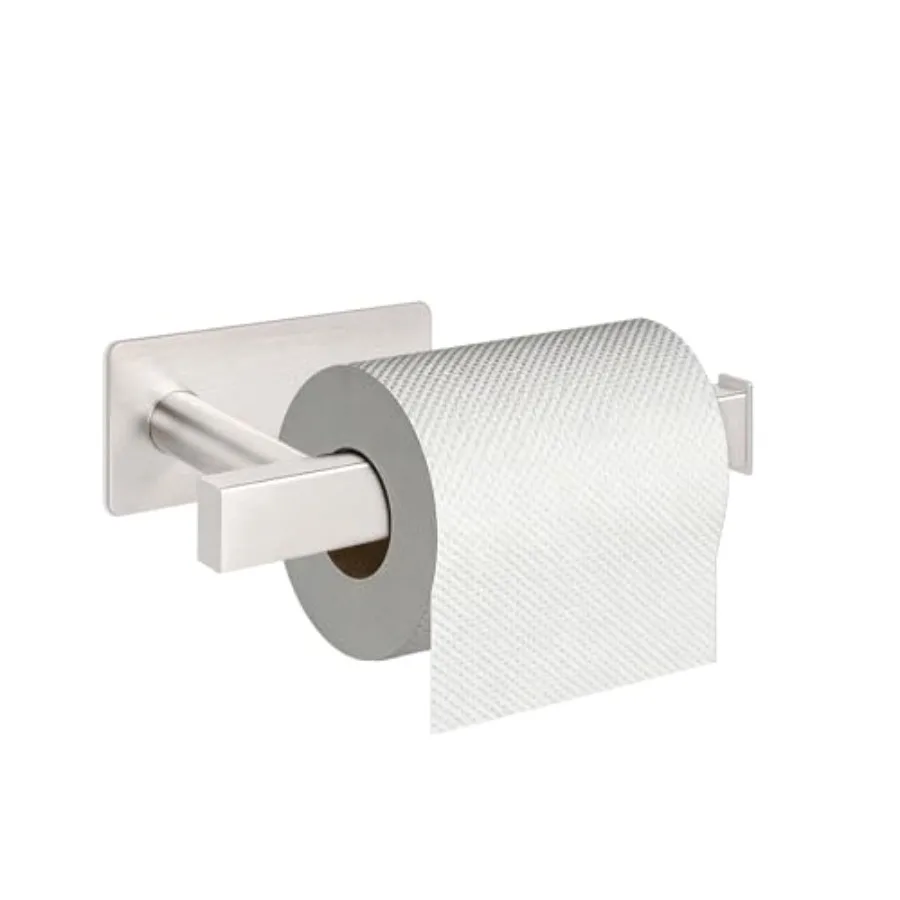 Toilet Paper Holder Self Adhesive, Premium Thick SUS304 Stainless Steel Square Rustproof Toilet Roll Holder no Drilling for Bat
Toilet Paper Holder Self Adhesive, Premium Thick SUS304 Stainless Steel Square Rustproof Toilet Roll Holder no Drilling for Bat
